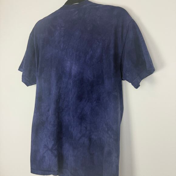 The Mountain Crewneck 100% Cotton Horse Graphic Blue Crewneck T-Shirt Medium - Picture 6 of 8